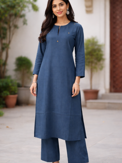 Midnight Blue Kurta Set